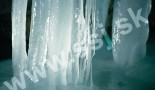 Detail der Eisgebilde
