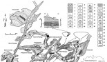 Geomorfological map of the Ochtinská Aragonite Cave (P. Bella, 1998)