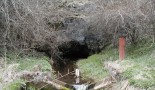 Polluted waters of the Oravecká spring, Ponický karst. Photo: P. Bella