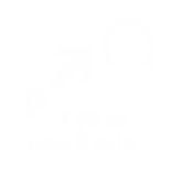 Distance from parking to cave is 150 m, circa 5 min. 