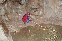 Collection of water invertebrates, Dobšinská Ice Cave (Photo: P. Ľuptáčik)