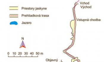 Mapa jaskyne