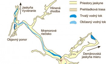 Mapa jaskyne