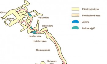 Mapa jaskyne